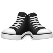 black shoes sticker