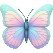Pastel butterfly  sticker