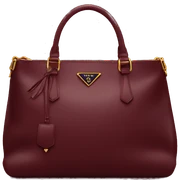 Prada bag Burgundy sticker