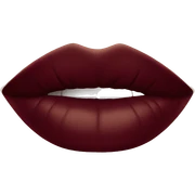 Single burgundy coloured lipstick  sticker