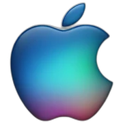 Apple logo sticker
