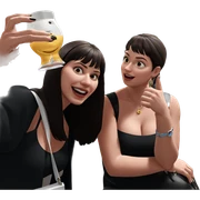 girls night out vibes sticker