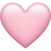 pastel pink heart sticker