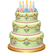 rococo cake sticker