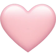 Pastel pink heart  sticker