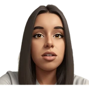 realistic portrait of girl sticker
