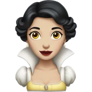 Snow white sticker