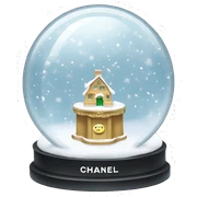 snow globe chanel sticker