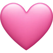 pink heart  sticker