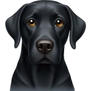 Black lab  sticker