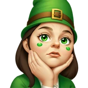 Sad Leprechaun sticker
