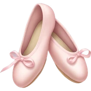 Pale pink ballet shoes sticker