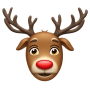 Red Nosed Reindeer sticker