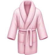 Light pink bath robe  sticker