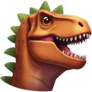 Bloc fruit T rex fruit sticker