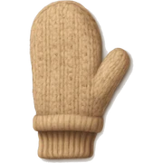 Beige mittens sticker