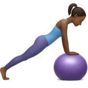 Girl workouts Pilates sticker