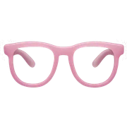 Light pink glasses sticker