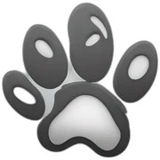 Paw sticker