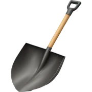 Shovel sticker