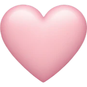 pastel pink heart  sticker
