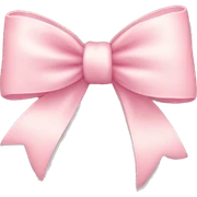 Cute light pink bow sticker