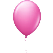 pink balloon sticker