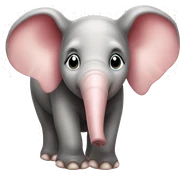 Schwein-Elefant  sticker