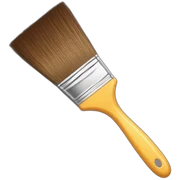 art painting brush sticker