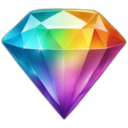 Rainbow diamond  sticker