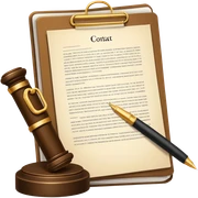 Contract sticker