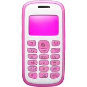 pink cell phone sticker