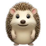 hedgehog plush sticker
