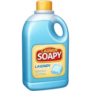 Laundry soap sticker