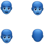 Blue sticker