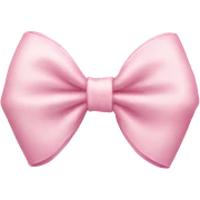 Light pink bow sticker