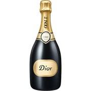 Dior champagne bottle sticker