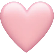 Pastel pink heart sticker