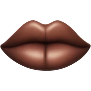 Man lips sticker