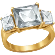 Square Diamond ring  sticker