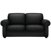 A black sofa  sticker