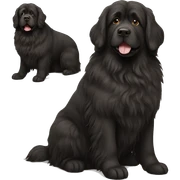 Newfoundland dog  sticker