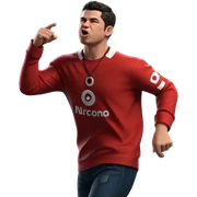 meme boy in red shirt sticker