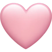Light pink heart sticker