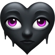 gothic heart  sticker