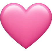 pink heart sticker