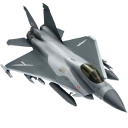 Fighter jet sticker