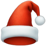 Christmas hat sticker