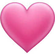 pink heart sticker