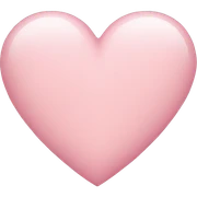 Light pink heart sticker